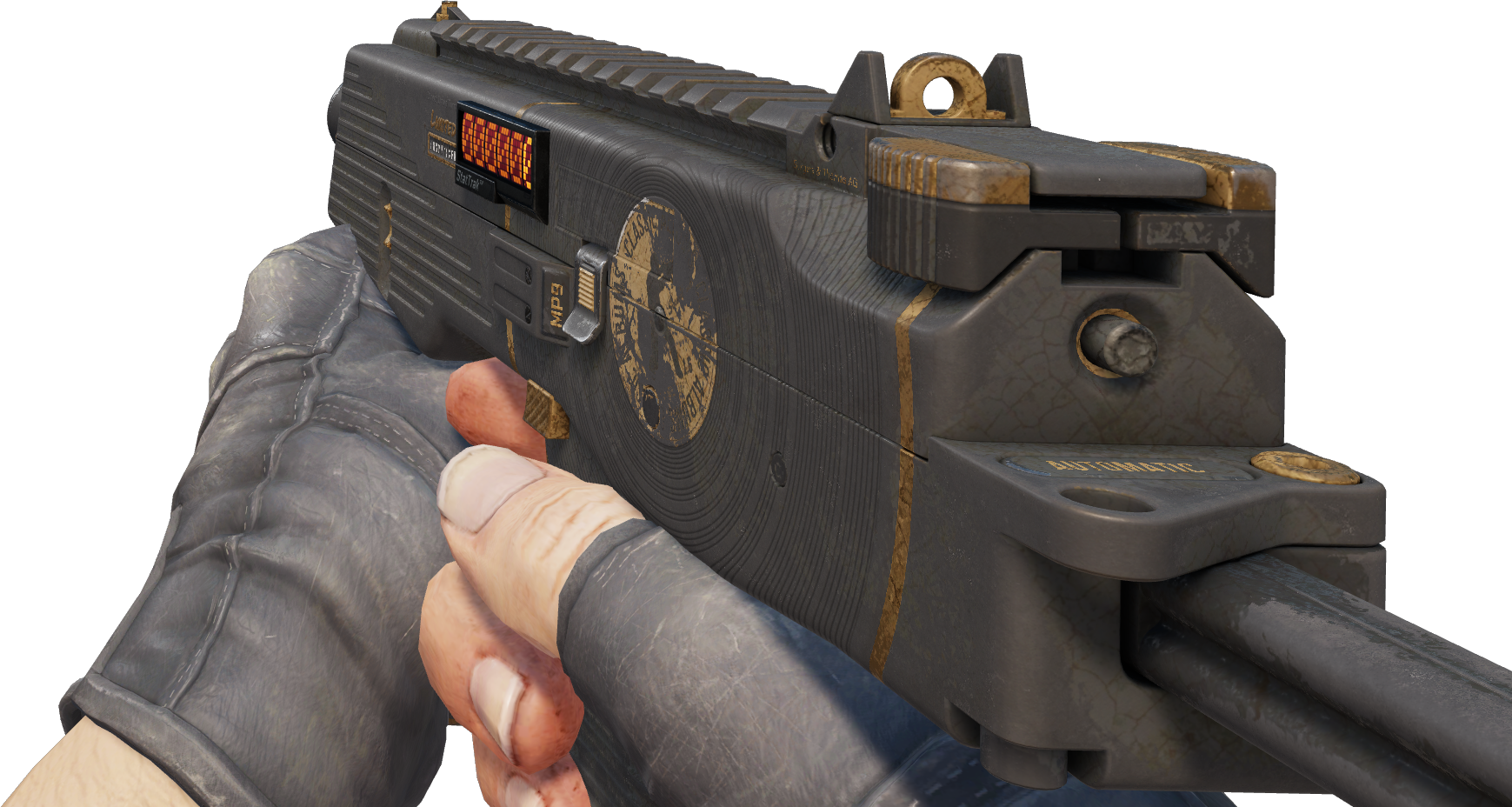 Preview image 4 of StatTrak™ MP9 | Broken Record (Battle-Scarred)