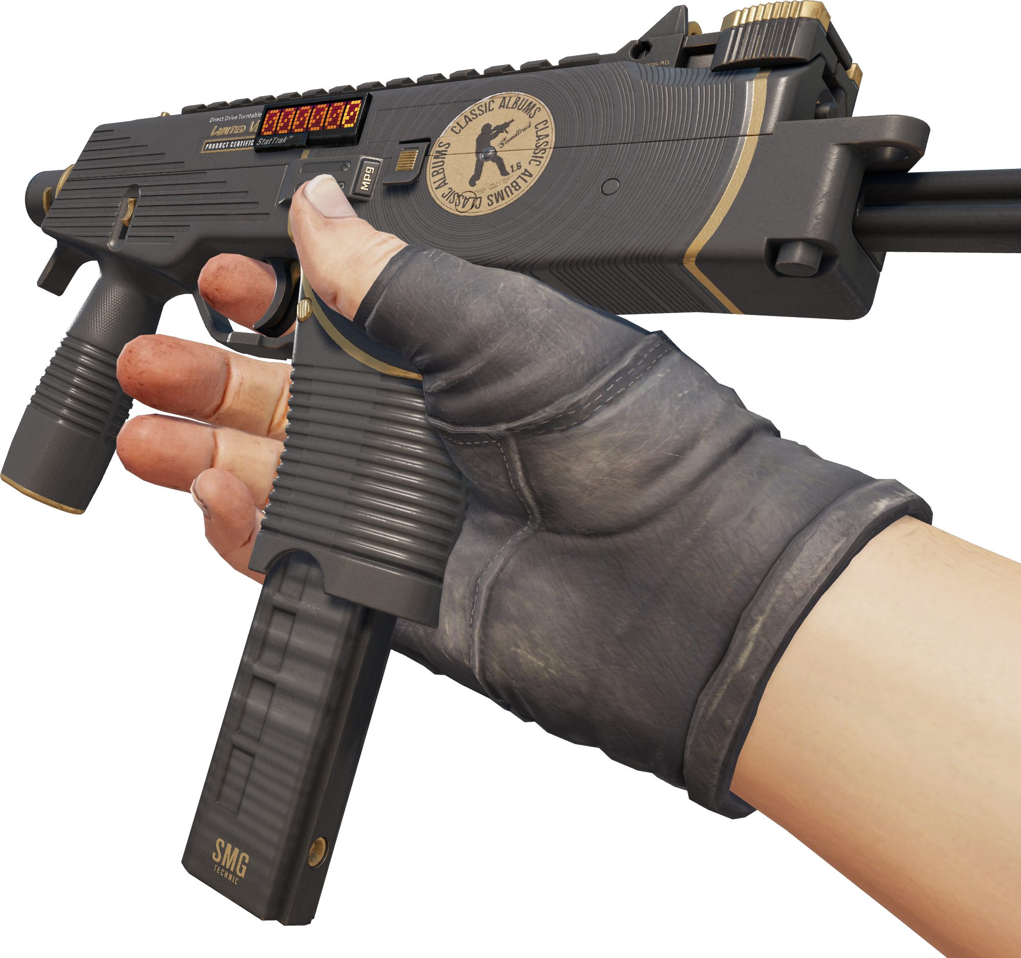 Preview image 3 of StatTrak™ MP9 | Broken Record (Field-Tested)