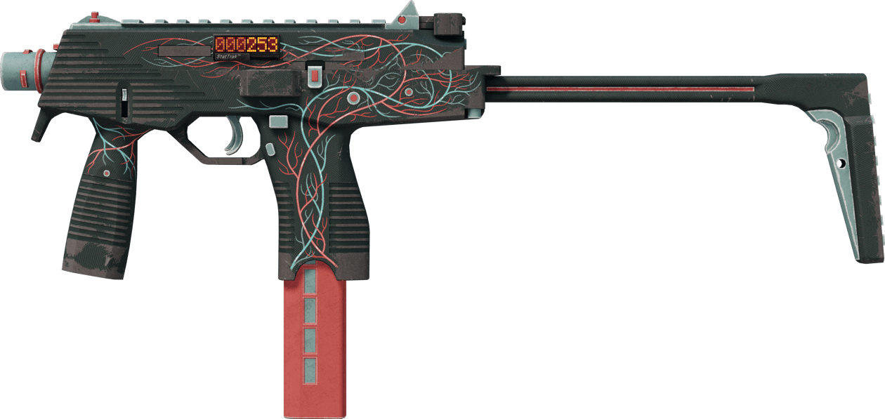 Preview image 1 of MP9 (StatTrak™) | Kapilara (mocne zużycie)