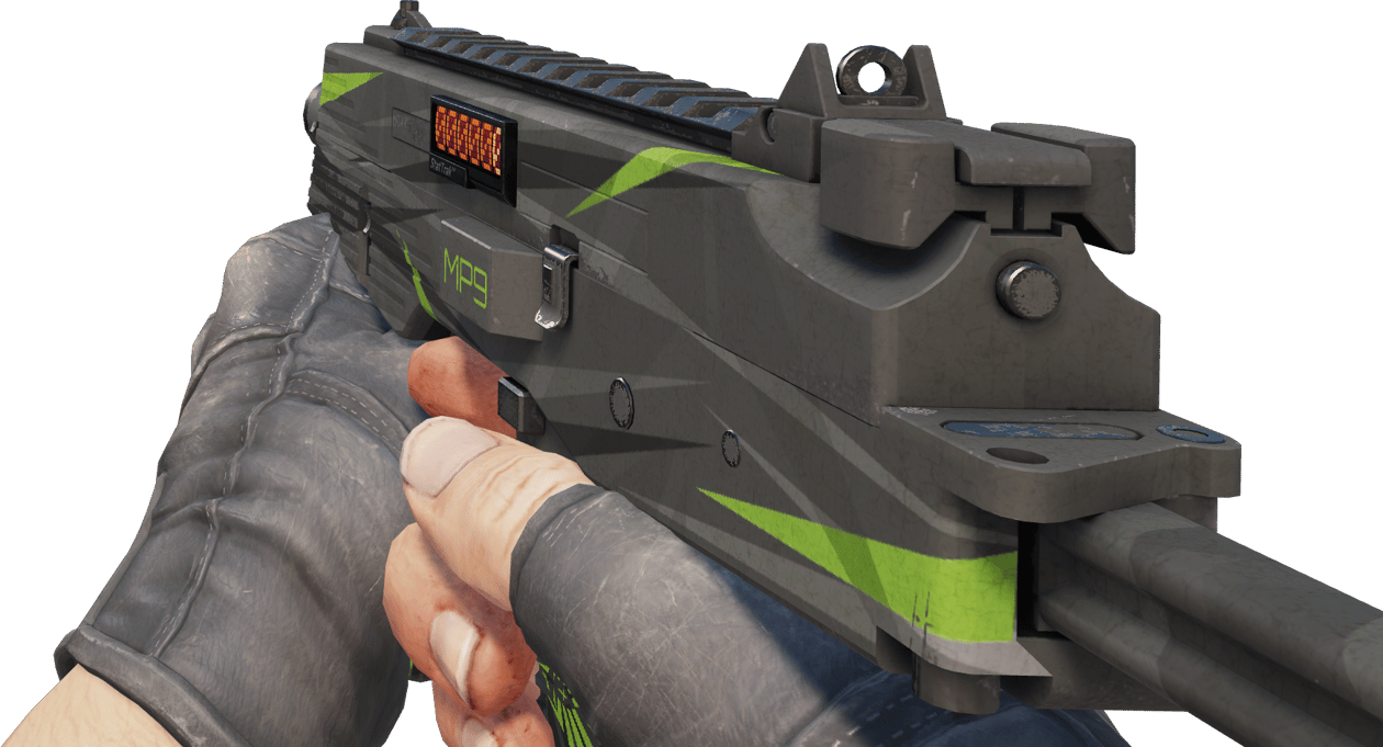 Preview image 3 of StatTrak™ MP9 | Deadly Poison (Segnato dalle battaglie)