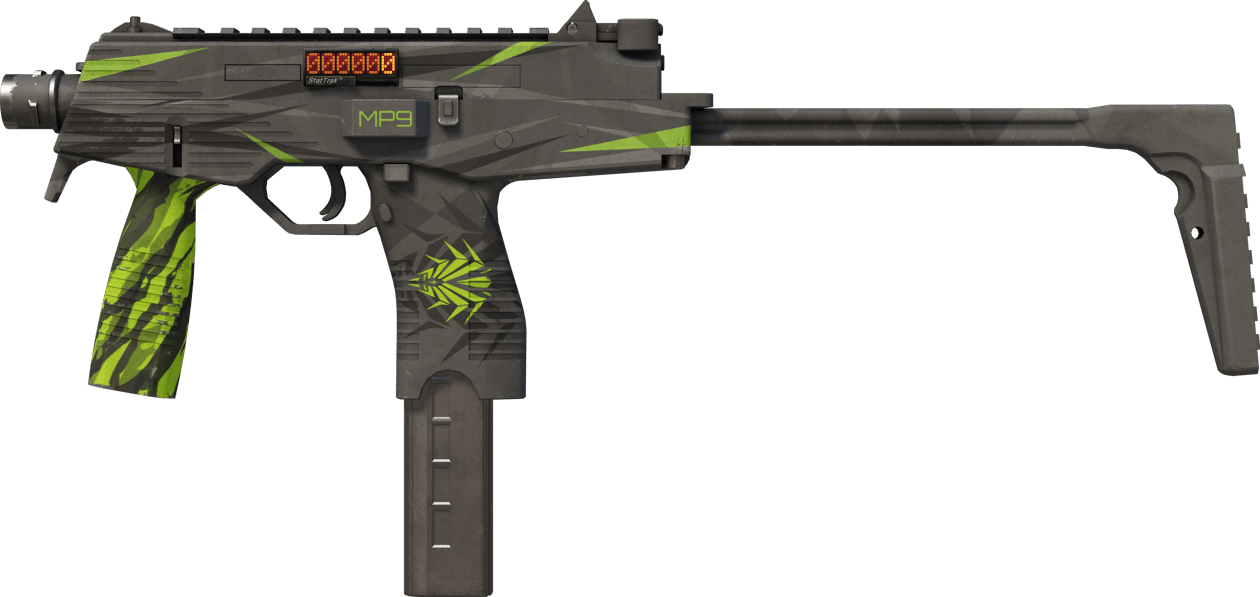 Preview image 1 of StatTrak™ MP9 | Deadly Poison (Segnato dalle battaglie)
