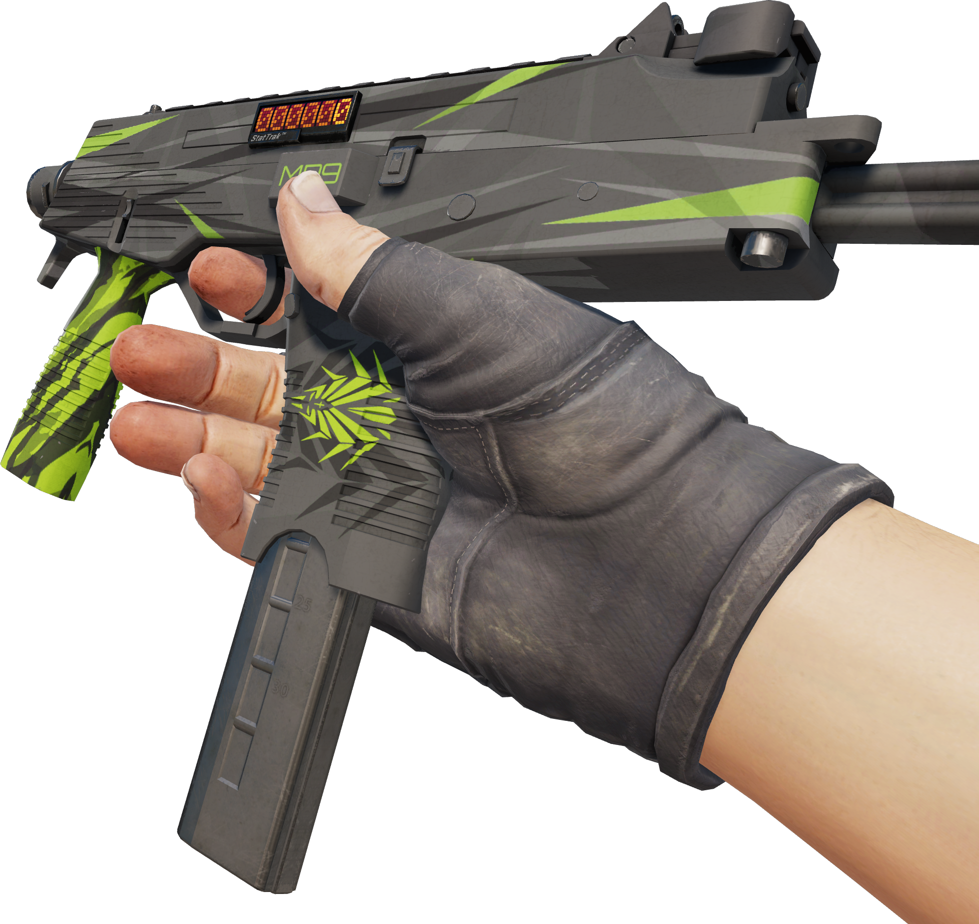 Preview image 3 of StatTrak™ MP9 | Deadly Poison (Field-Tested)