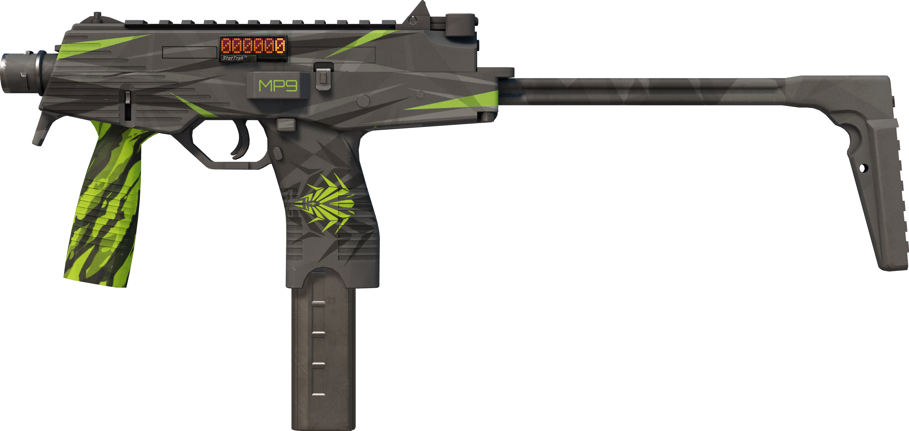 Preview image 1 of StatTrak™ MP9 | Deadly Poison (Field-Tested)