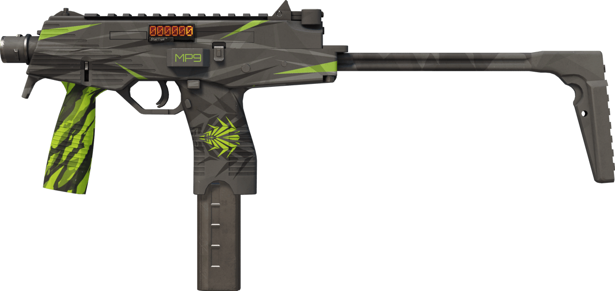 Preview image 1 of StatTrak™ MP9 | Deadly Poison (Testado no Terreno)