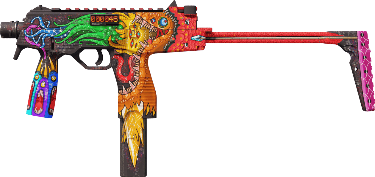 Preview image 1 of StatTrak™ MP9 | 爆裂食物链 (崭新出厂)