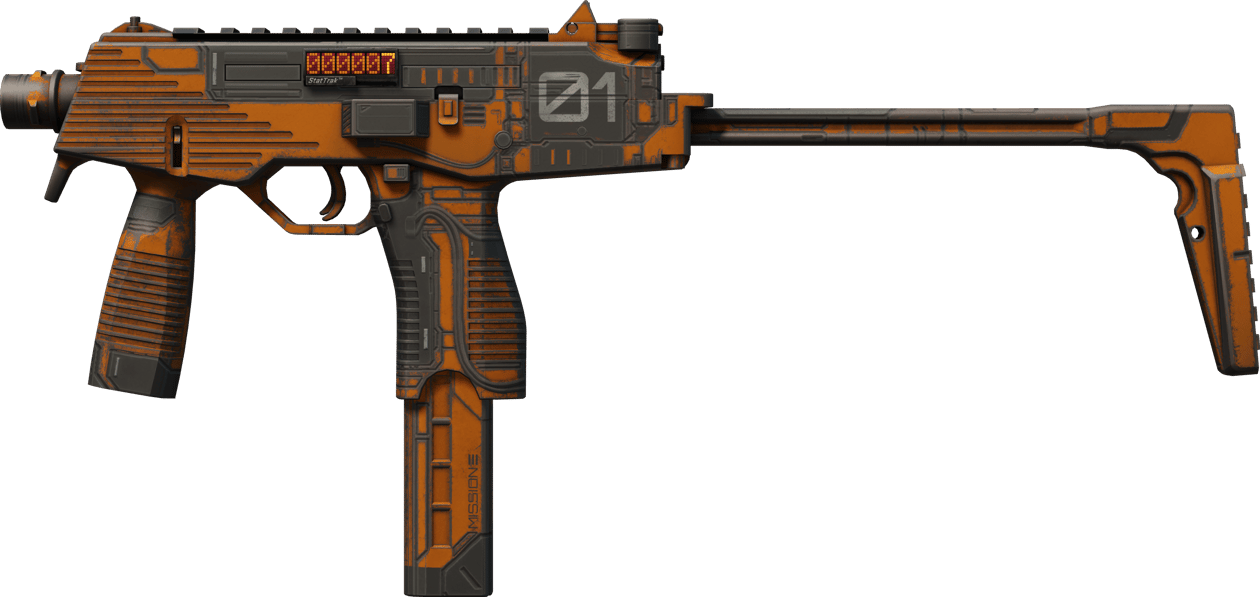 Preview image 1 of StatTrak™ MP9 | Modest Threat (Field-Tested)