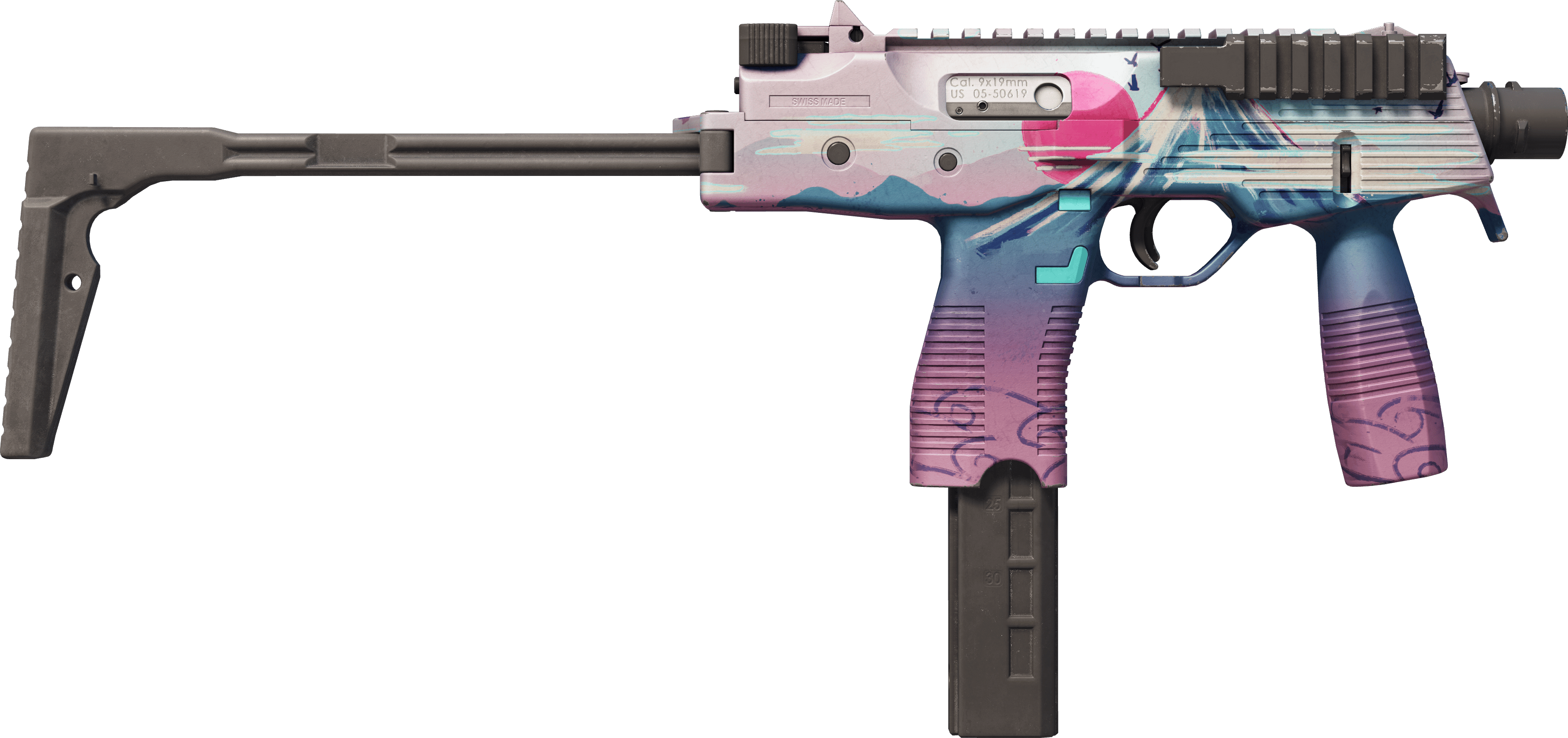 Preview image 2 of StatTrak™ MP9 | Mount Fuji (Minimal Wear)