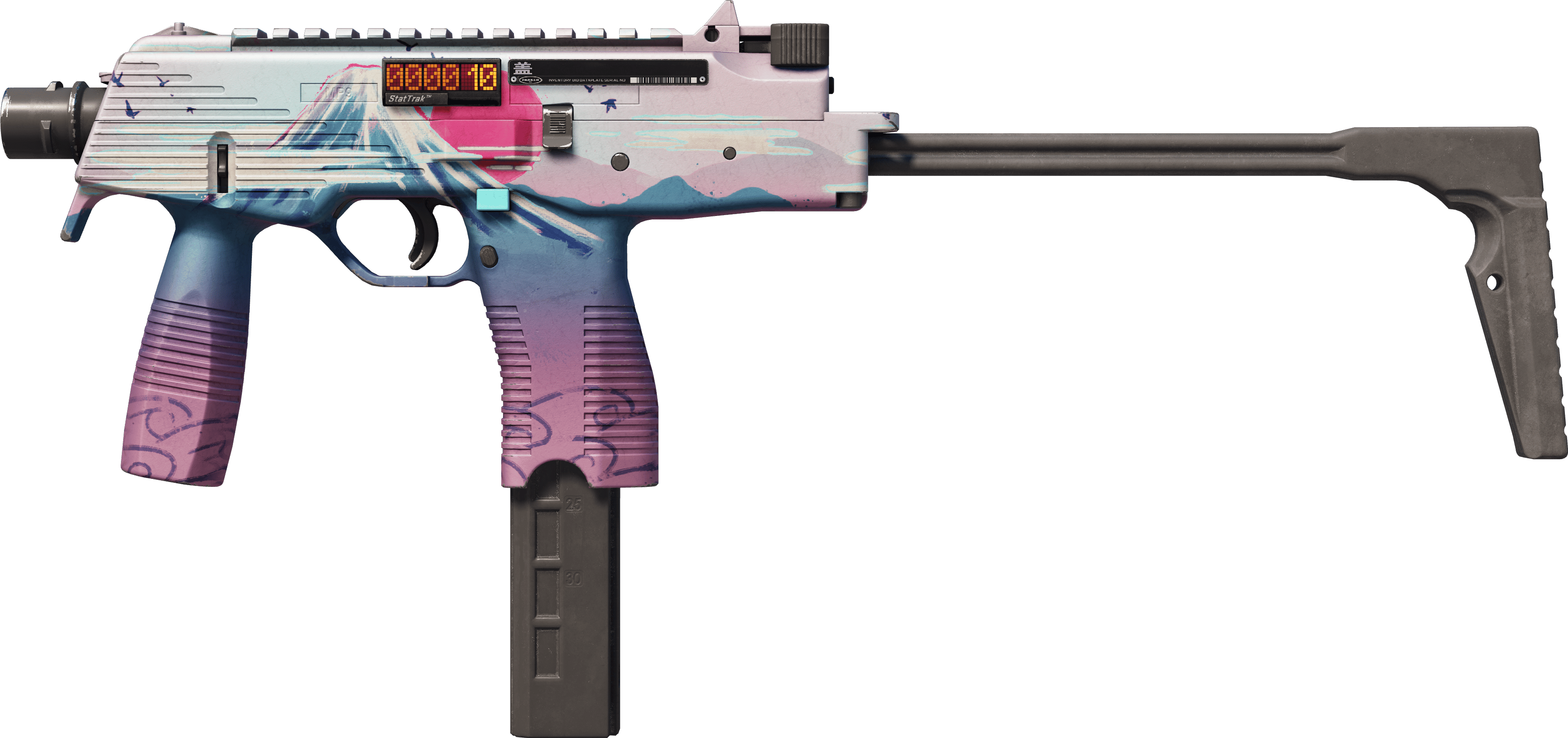 Preview image 1 of StatTrak™ MP9 | Mount Fuji (Minimal Wear)