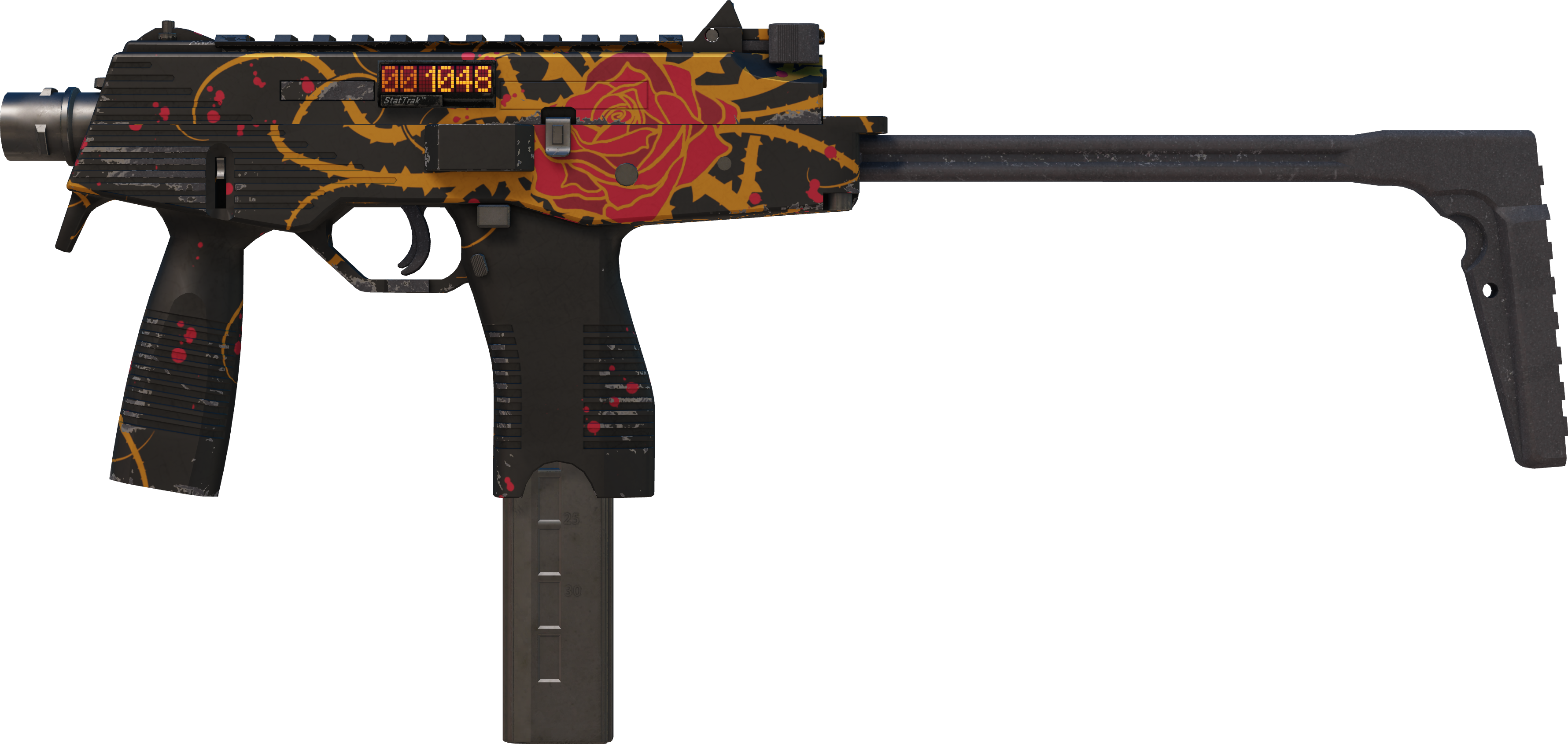 Preview image 1 of StatTrak™ MP9 | Rose Iron (Minimal Wear)