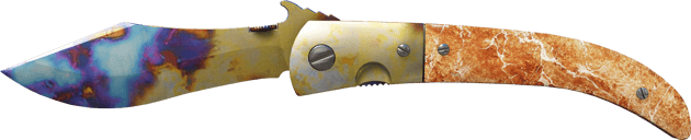 Preview image 2 of ★ StatTrak™ 纳瓦哈折刀 | 表面淬火 (略有磨损)