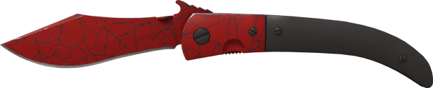 Preview image 2 of ★ StatTrak™ 折刀 | 深红之网 (久经沙场)