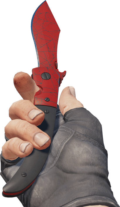 Preview image 3 of ★ StatTrak™ 折刀 | 深红之网 (久经沙场)