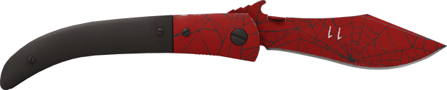 ★ StatTrak™ 折刀 | 深红之网 (久经沙场)