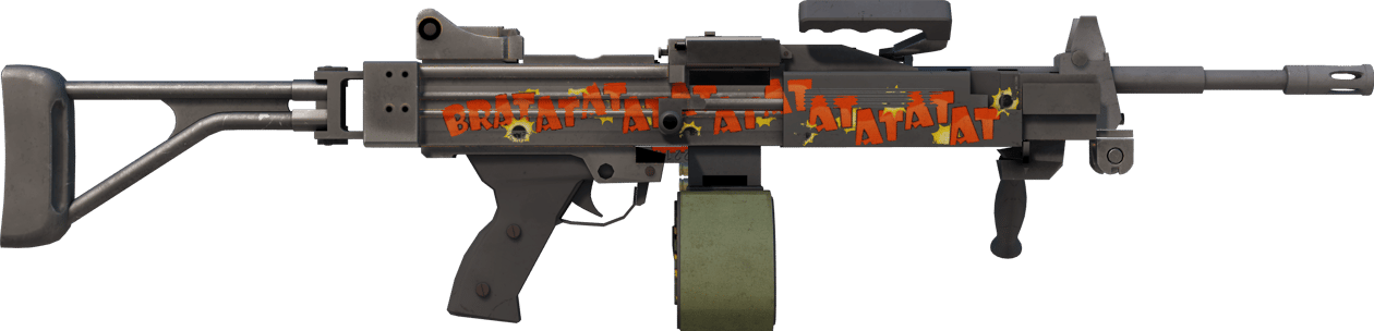 Preview image 2 of StatTrak™ Negev | Bratatat (BS - Mòn qua thực chiến)