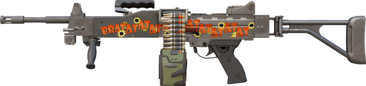Preview image 1 of StatTrak™ Negev | Bratatat (FN - Mới cứng)