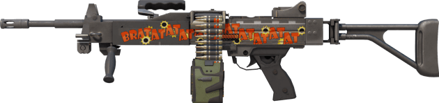 StatTrak™ Negev | *哒哒哒* (略有磨损)