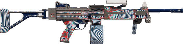 Preview image 2 of StatTrak™ Negev | Illusion d'optique (Usée)