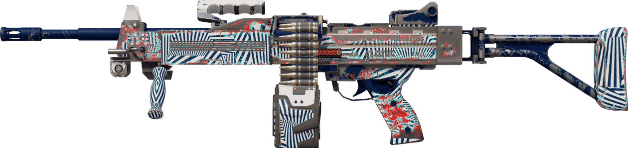 Preview image 1 of StatTrak™ Negev | Parıltı (Eskimiş)
