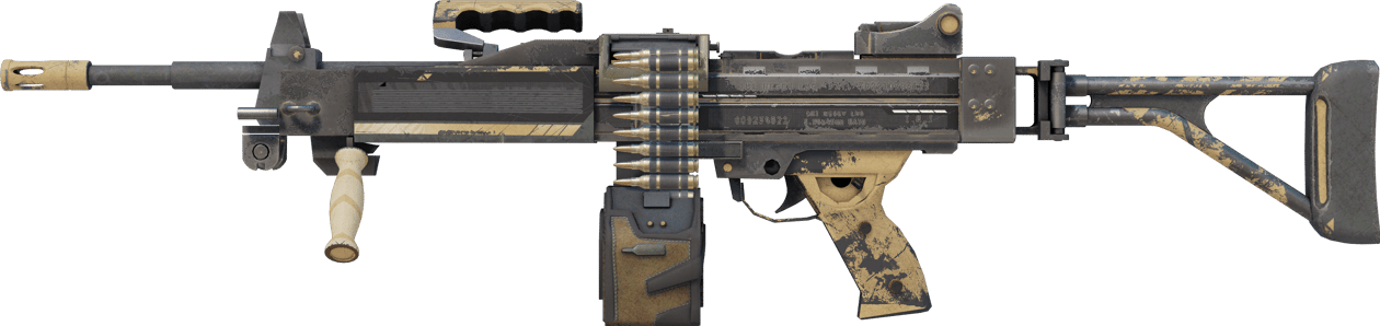 Preview image 1 of StatTrak™ Negev | Desert-Strike (Com Muito Uso)