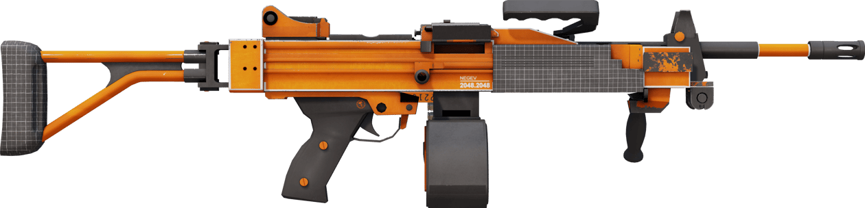 Preview image 2 of StatTrak™ Negev | dev_texture (FN - Mới cứng)