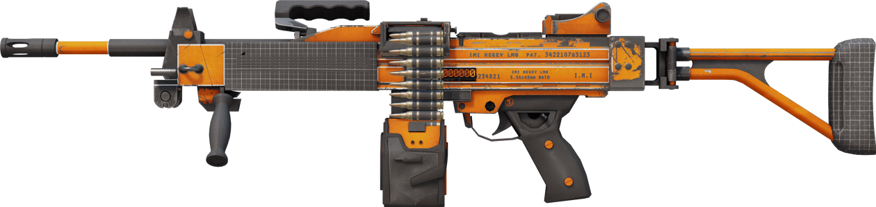 Preview image 1 of StatTrak™ Negev | dev_texture (戰場實測)