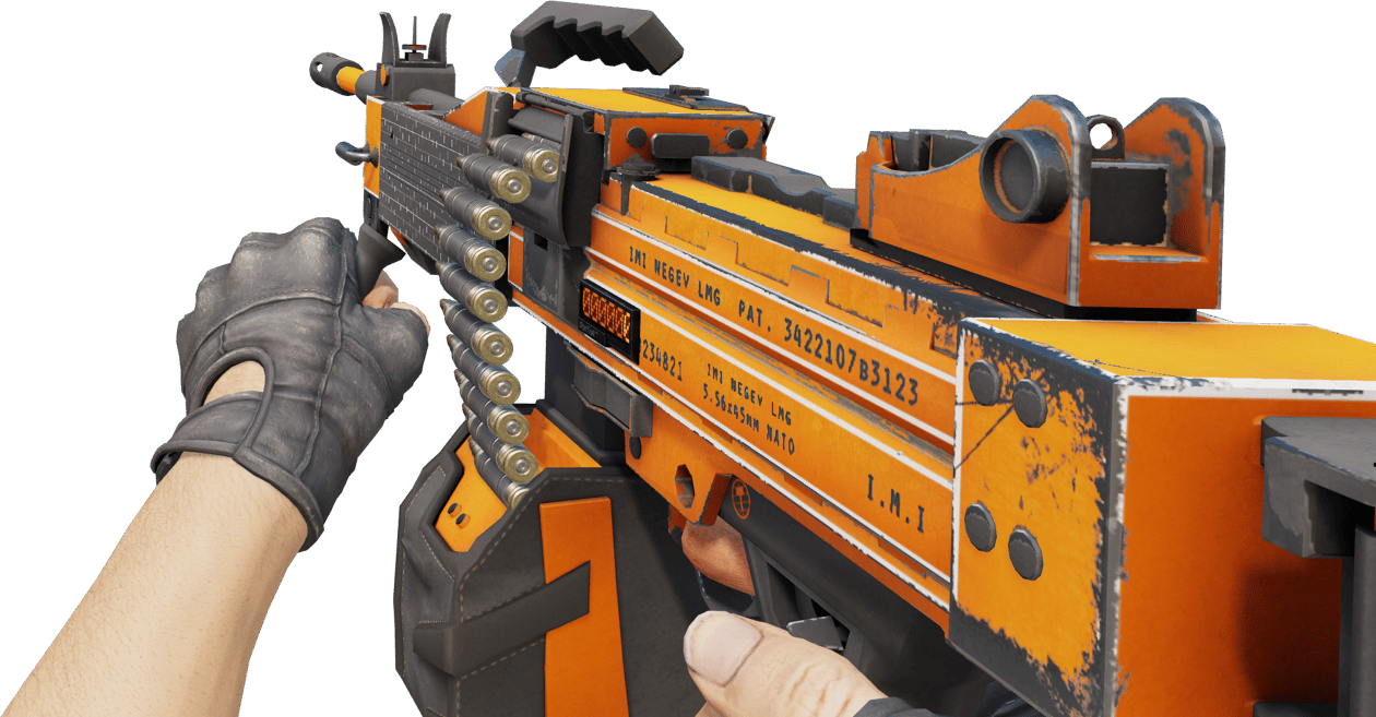 Preview image 3 of StatTrak™ Negev | dev_texture (輕微磨損)