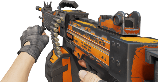 Preview image 3 of StatTrak™ Negev | dev_texture (Bastante desgastado)