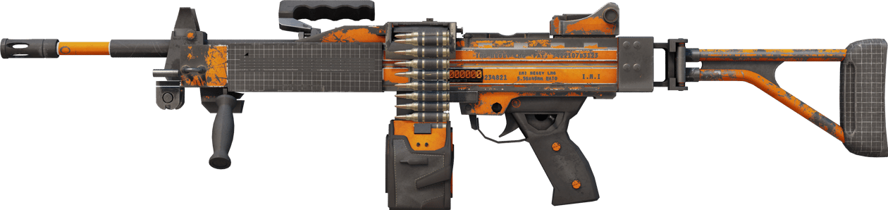 Preview image 1 of StatTrak™ Negev | dev_texture (重度磨損)