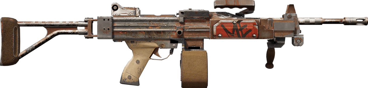 Preview image 2 of StatTrak™ Negev | Pudota Minut (Reissussa rähjääntynyt)