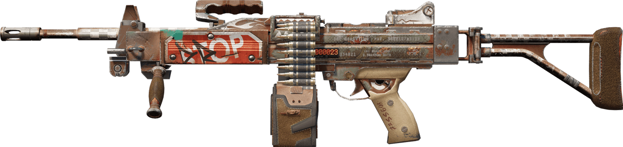 Preview image 1 of StatTrak™ Negev | Drop Me (Well-Worn)