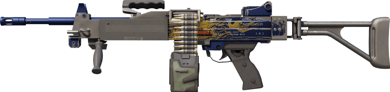 Preview image 1 of StatTrak™ Negev | 无畏战神 (久经沙场)