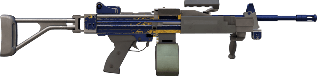 Preview image 2 of StatTrak™ Negev | Man-o'-war (Minimal Wear)