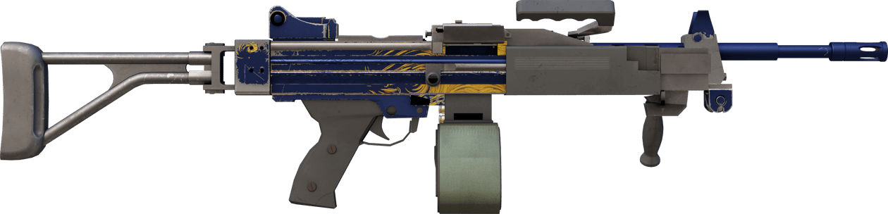 Preview image 2 of StatTrak™ Negev | Man-o'-war (Minimal Wear)