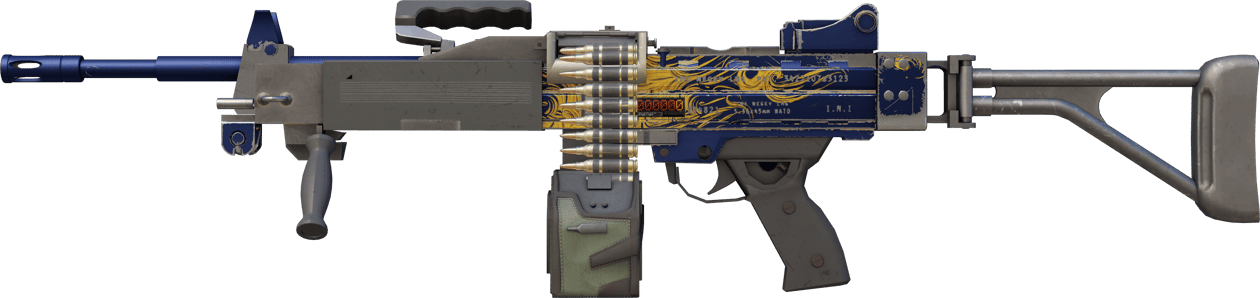 Preview image 1 of StatTrak™ Negev | Man-o'-war (Minimal Wear)