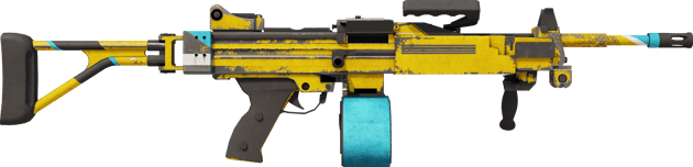 Preview image 2 of StatTrak™ Negev | Voimanpesä (Reissussa rähjääntynyt)