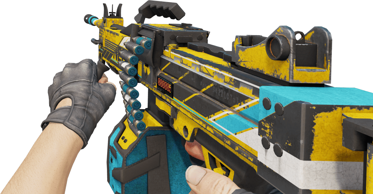 Preview image 3 of StatTrak™ Negev | Voimanpesä (Reissussa rähjääntynyt)