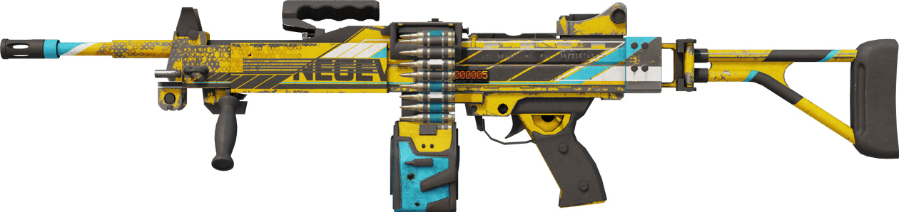 Preview image 1 of StatTrak™ Negev | Voimanpesä (Reissussa rähjääntynyt)