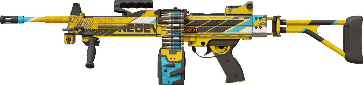 Preview image 1 of StatTrak™ Negev | Power Loader (มีรอยถลอกอย่างมาก)