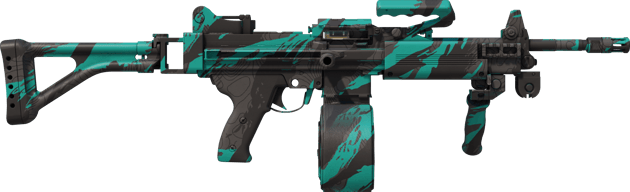 Preview image 2 of StatTrak™ Negev | Teren (prosto z fabryki)