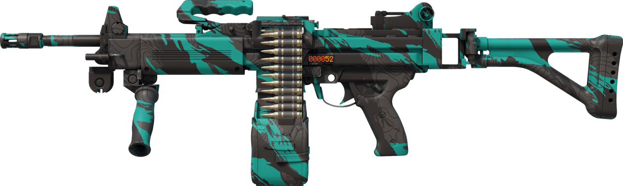 Preview image 1 of StatTrak™ Negev | Teren (prosto z fabryki)