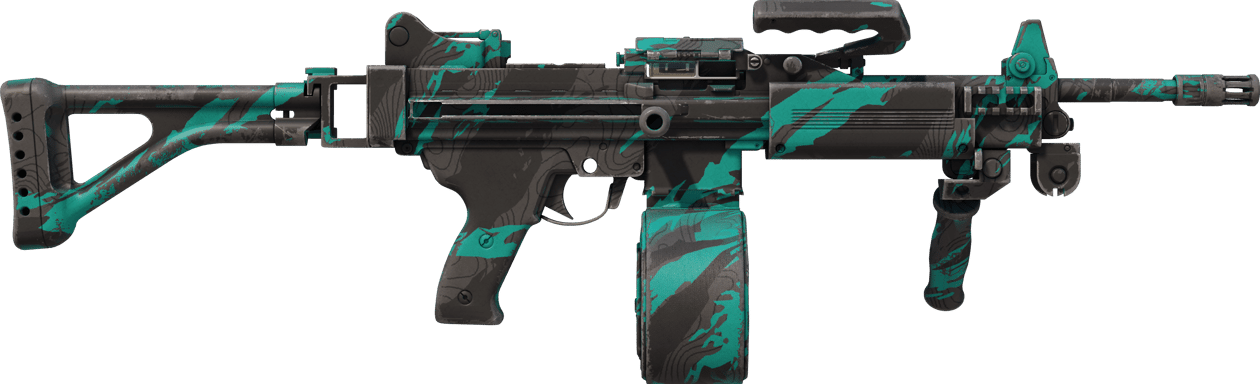 Preview image 2 of StatTrak™ Negev | Teren (po testach bojowych)