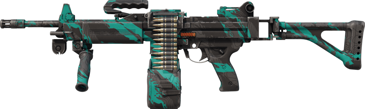 Preview image 1 of StatTrak™ Negev | Teren (po testach bojowych)