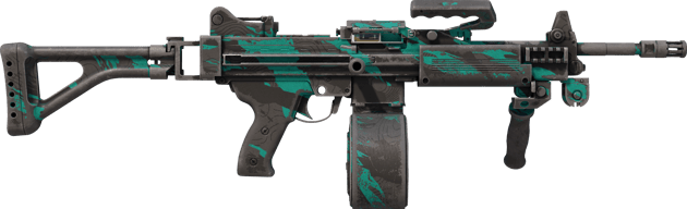 Preview image 2 of StatTrak™ Negev | Terrain (มีรอยถลอกอย่างมาก)