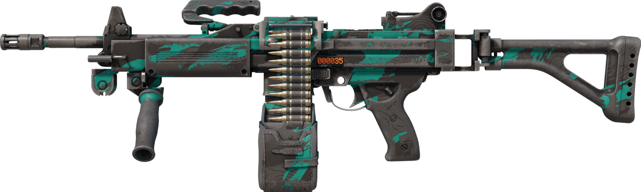 Preview image 1 of StatTrak™ Negev | Teren (mocne zużycie)