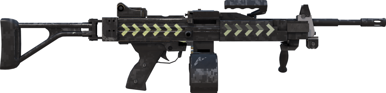 Preview image 2 of Negev (StatTrak™) | Phosphore (Très peu usée)
