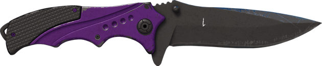 ★ StatTrak™ Couteau de nomade | Ultraviolet (Marquée par les combats)