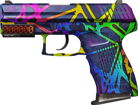 StatTrak™ P2000 | Acid Etched (Well-Worn)