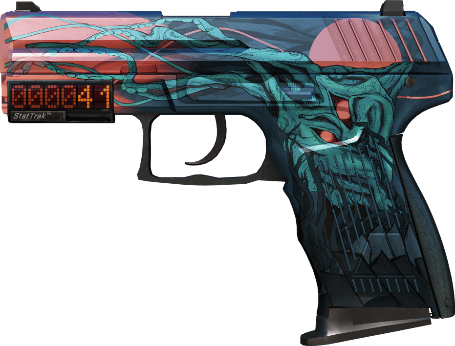Preview image 1 of StatTrak™ P2000 | Gnarled (มีรอยถลอกเล็กน้อย)