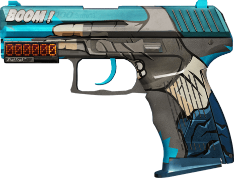 StatTrak™ P2000 | Pistolet (Marquée par les combats)