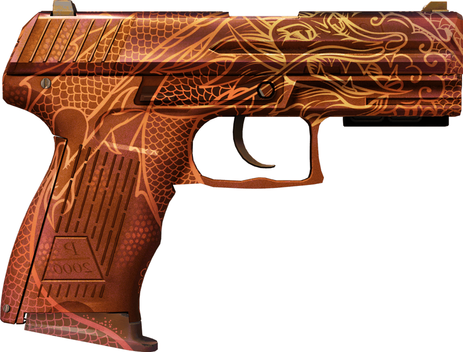 Preview image 2 of StatTrak™ P2000 | Imperial Dragon (Factory New)